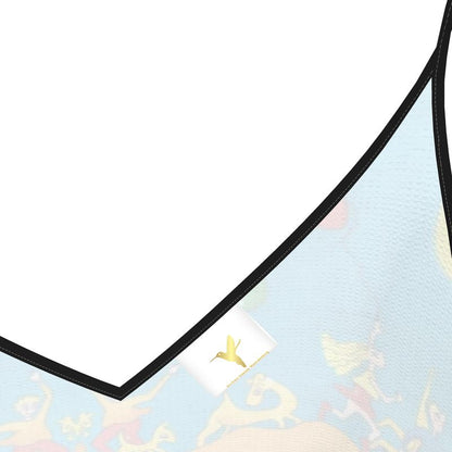 OK306. Slip Dress Maxi: Ballonnenoptocht.13. ID: 2821.