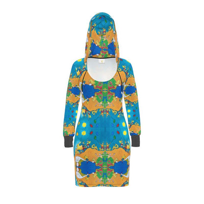 OK306. Hoodie Dress: Ballonnenoptocht.13. ID: 2841.