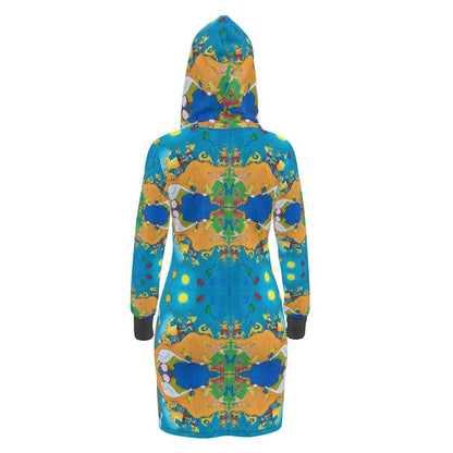 OK306. Hoodie Dress: Ballonnenoptocht.13. ID: 2841.