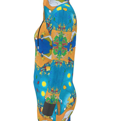 OK306. Hoodie Dress: Ballonnenoptocht.13. ID: 2841.