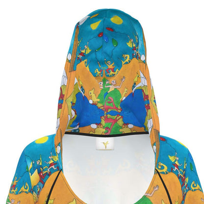 OK306. Hoodie Dress: Ballonnenoptocht.13. ID: 2841.