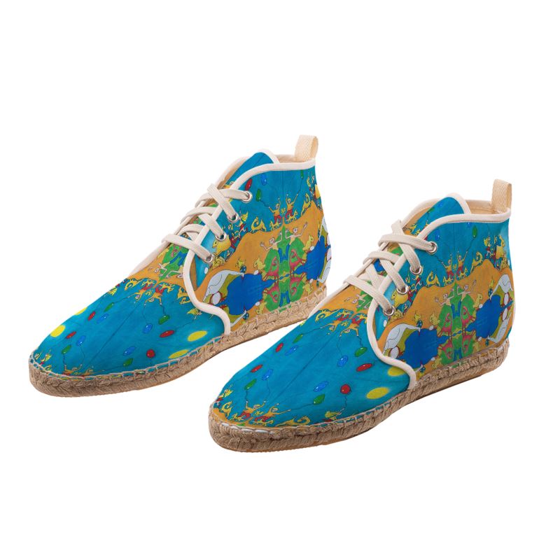 OK306. Hi Top Espadrilles: Ballonnenoptocht.13. ID: 2813.