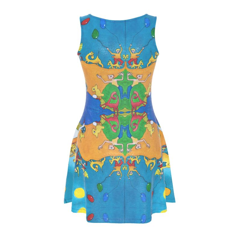 OK306. Skater Dress. Ballonnenoptocht.13. ID: 1614.