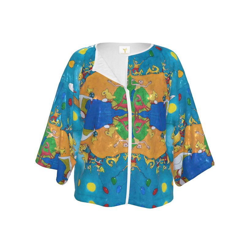 OK306. Kimono Jasje: Ballonnenoptocht.13. ID: 2827.