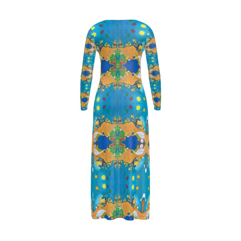 OK306. Vrouwen Lange Cardigan: Ballonnenoptocht.13. ID: 2846.