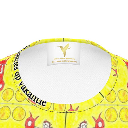 AQP427. Girls T-Shirt: De Gnuitjes op vakantie.