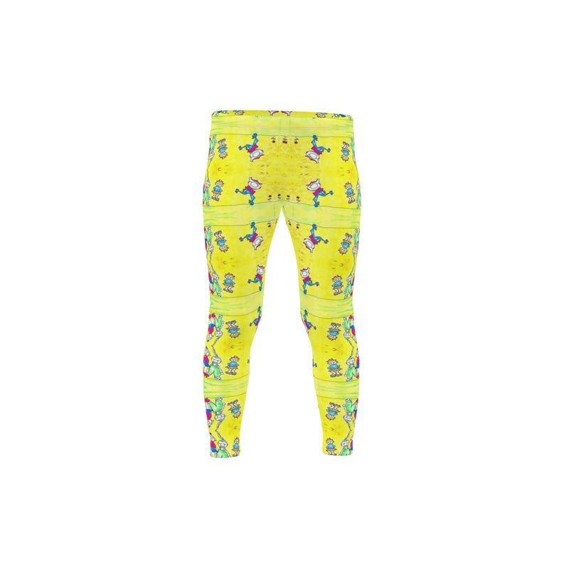 AQP444. Girls Legging: De Gnuitjes op Rollerskates.
