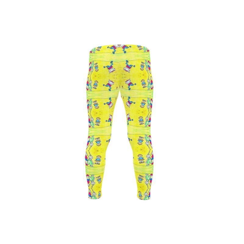 AQP444. Girls Legging: De Gnuitjes op Rollerskates.