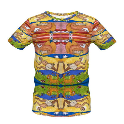 OK314. Boys Premium T-Shirt: In de Wolken.