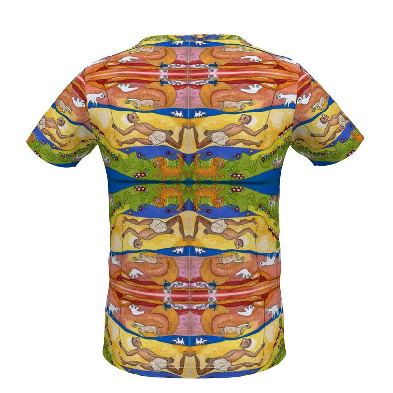 OK314. Boys Premium T-Shirt: In de Wolken.