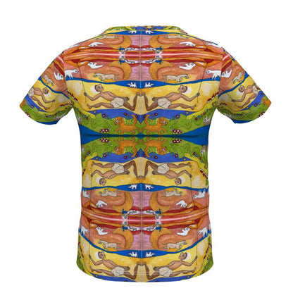OK314. Boys Premium T-Shirt: In de Wolken.