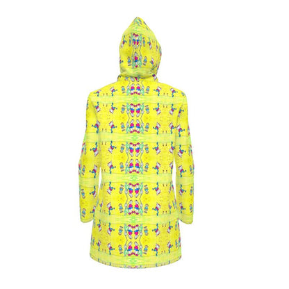 AQP444. Womns Hooded Rain Mac: De Gnuitjes op Rollerskates.