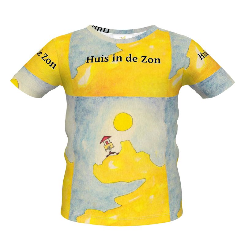 AQ330. Boys Premium T-Shirt: Huis in de Zon.