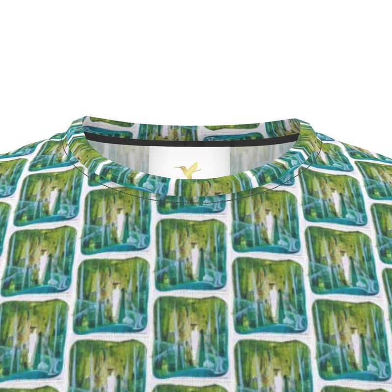OG105. All oover print T-Shirt: De vuurtoren van Scheveningen.