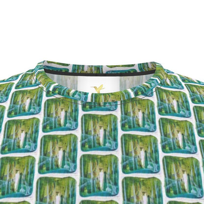 OG105. All oover print T-Shirt: De vuurtoren van Scheveningen.