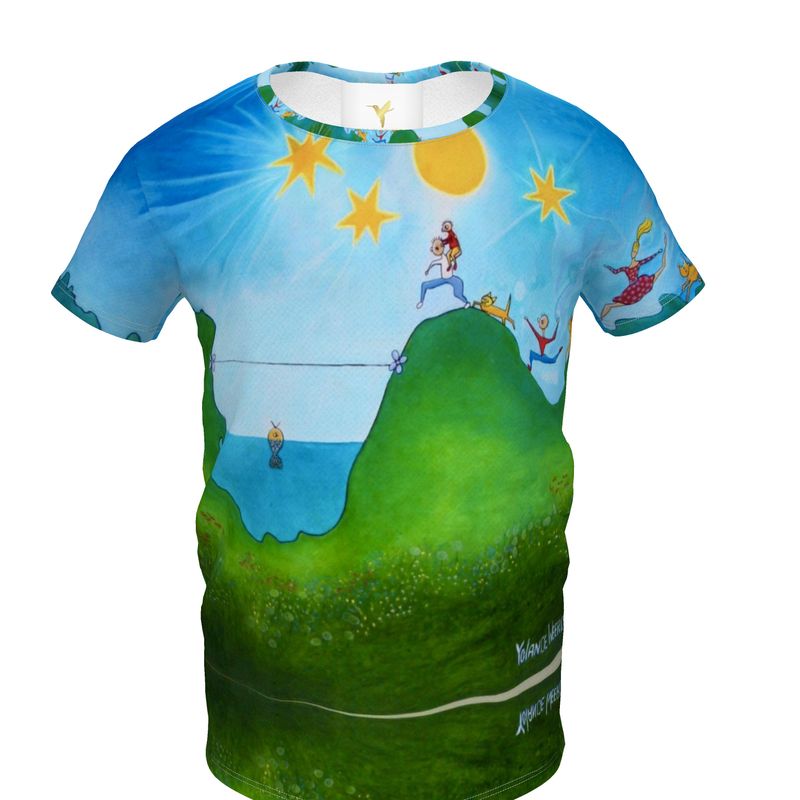 OK297. Girls Premium T-Shirt: Volg Mij.....!
