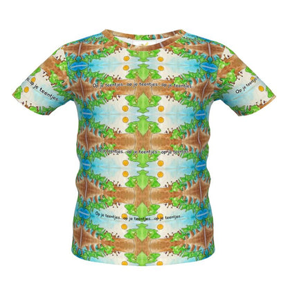 AQP578. Boys Premium T-Shirt: Op je teentjes. ID:2996.