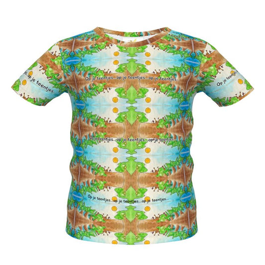 AQP578. Boys Premium T-Shirt: Op je teentjes. ID:2996.