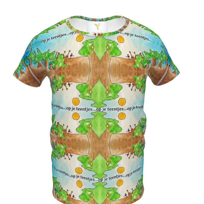 AQP578. GirlsT-Shirt: Op je teentjes: ID: 2997.