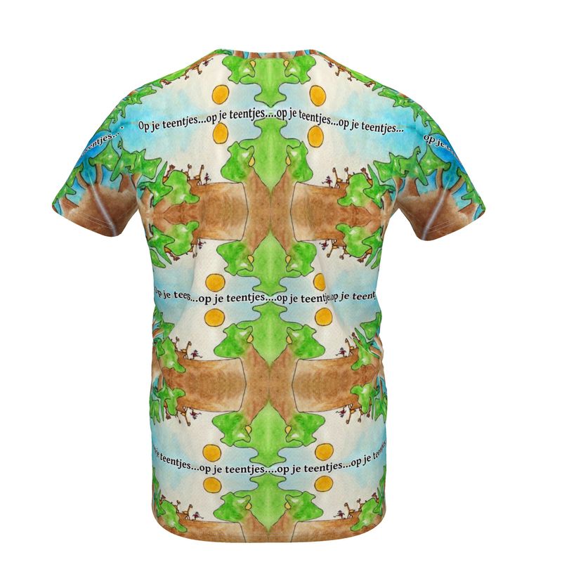 AQP578. GirlsT-Shirt: Op je teentjes: ID: 2997.