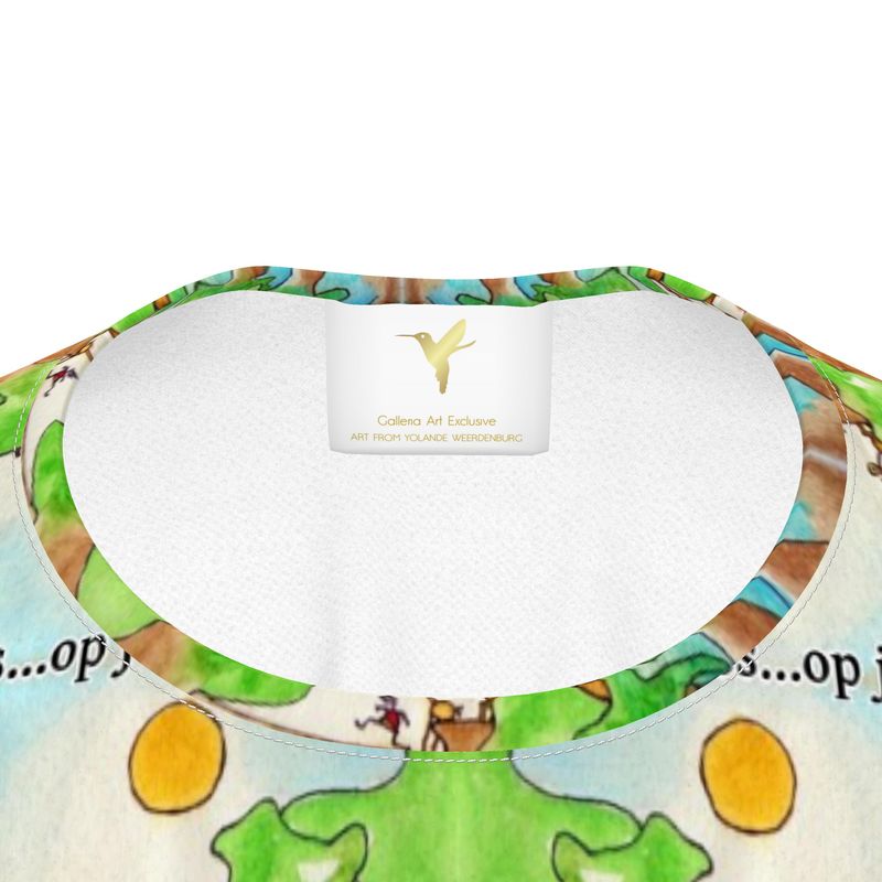 AQP578. GirlsT-Shirt: Op je teentjes: ID: 2997.