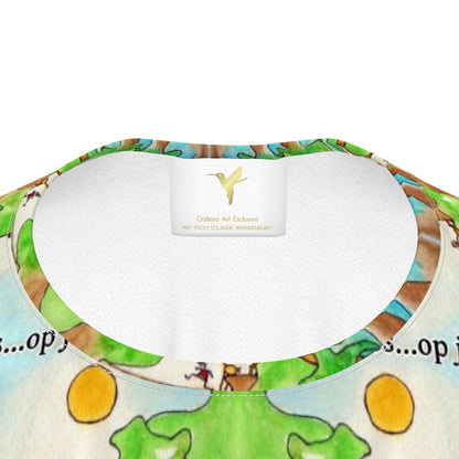 AQP578. GirlsT-Shirt: Op je teentjes: ID: 2997.