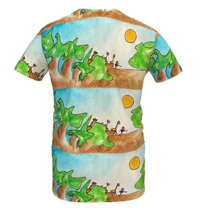 AQP578. Girls Premium T-Shirt: Op je teentjes. ID: 2995.