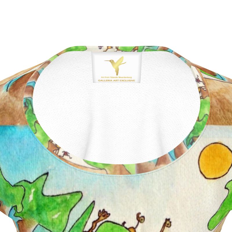 AQP578. Girls Premium T-Shirt: Op je teentjes. ID: 2995.