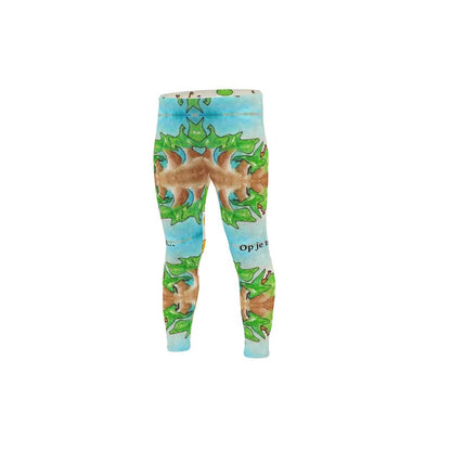 AQP578. Girls Legging: Op je teentjes. ID: 2894.