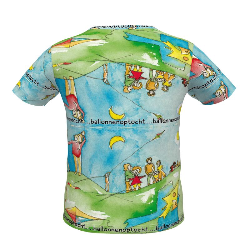 AQP417. Boys Premium T-Shirt: Een Dagje Vliegeren.