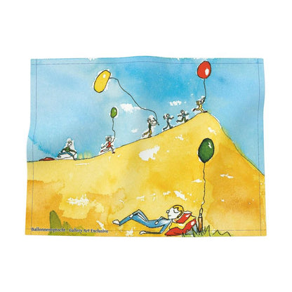 AQP415. Fabric Placemats: Ballonnenoptocht.