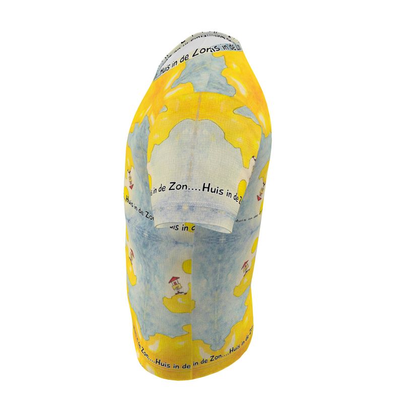 AQP562. Boys Premium T-Short: Huis in de Zon.