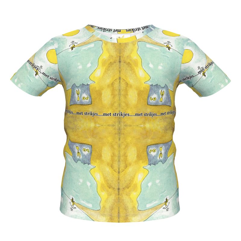 AQP568. Boys Premium T-Shirt: Met strikjes. ID: 2996.