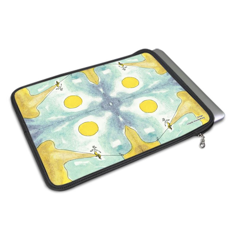 AQP568. Mac Book Cover: Met strikjes.