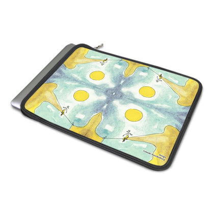 AQP568. Mac Book Cover: Met strikjes.