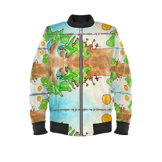 AQP578. Op je teentjes. Product: Heren Bomberjack.