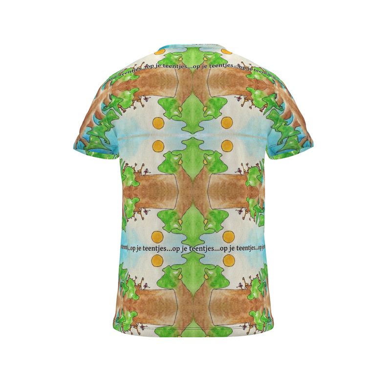 AQP578.Gepersonaliseerd T-shirt Op Maat: Op je teentjes.