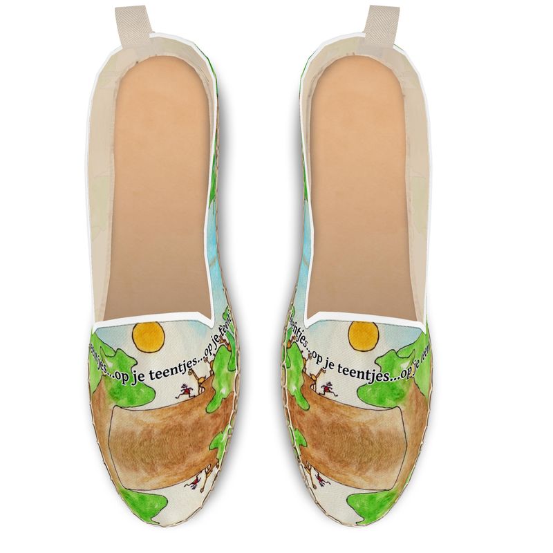 AQP578. Loafer Espadrilles: Op je teentjes.