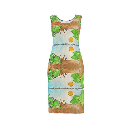 AQP578. Boducon Dress: Op je teentjes.