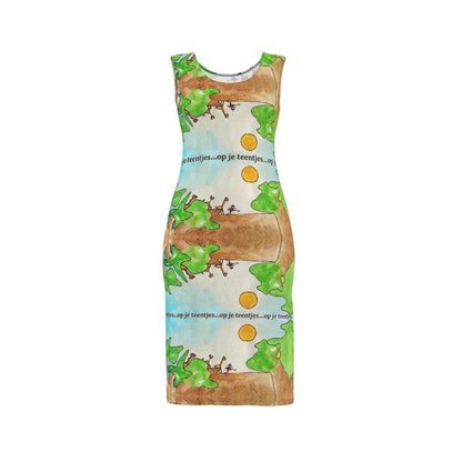 AQP578. Boducon Dress: Op je teentjes.