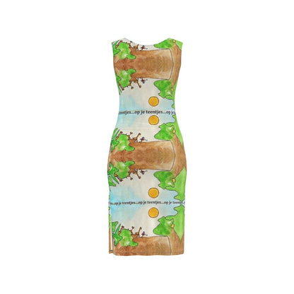 AQP578. Boducon Dress: Op je teentjes.