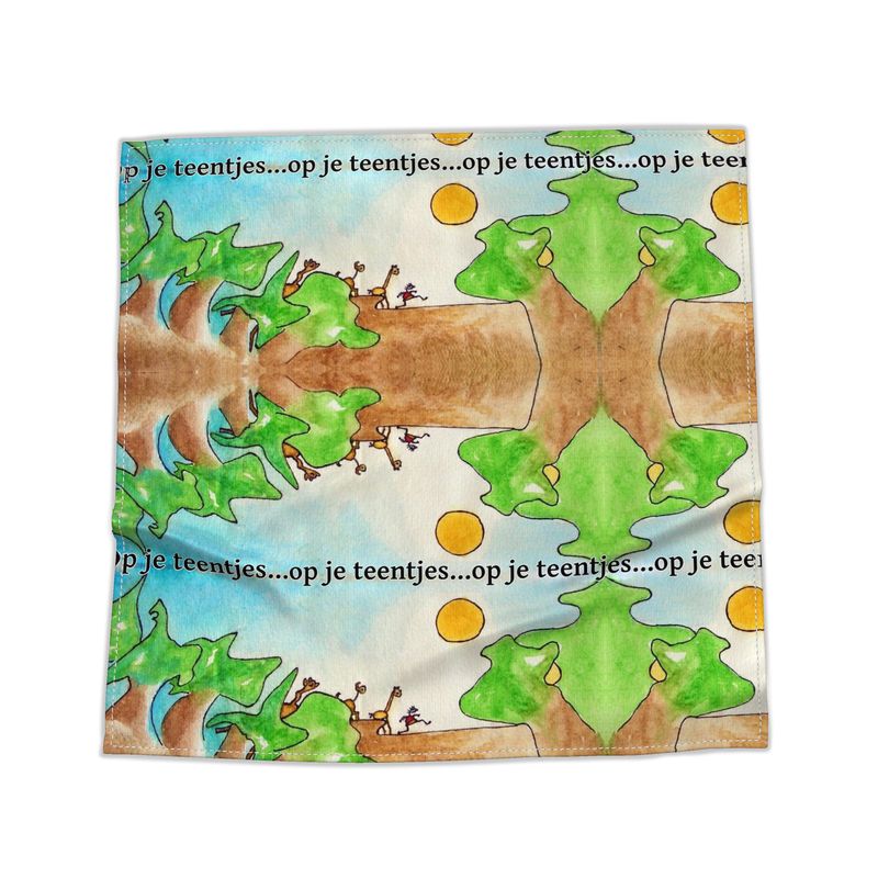 AQP578. Bandana: Op je teentjes.