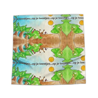 AQP578. Bandana: Op je teentjes.