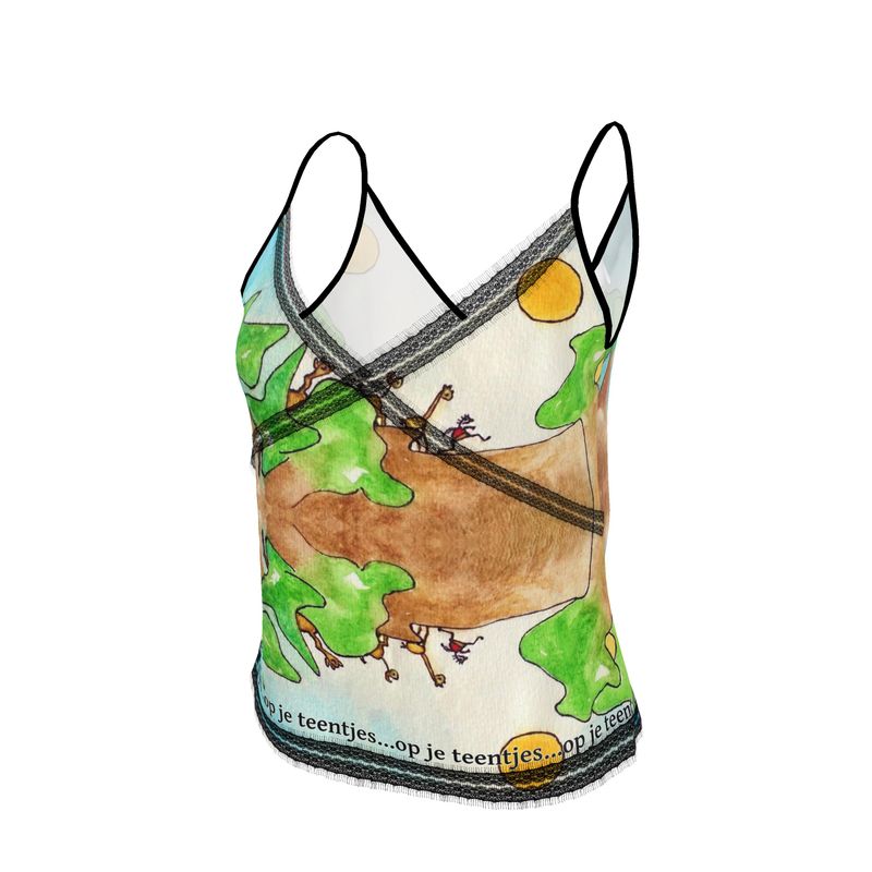 AQP578. Spaghetti Top: Op je teentjes.