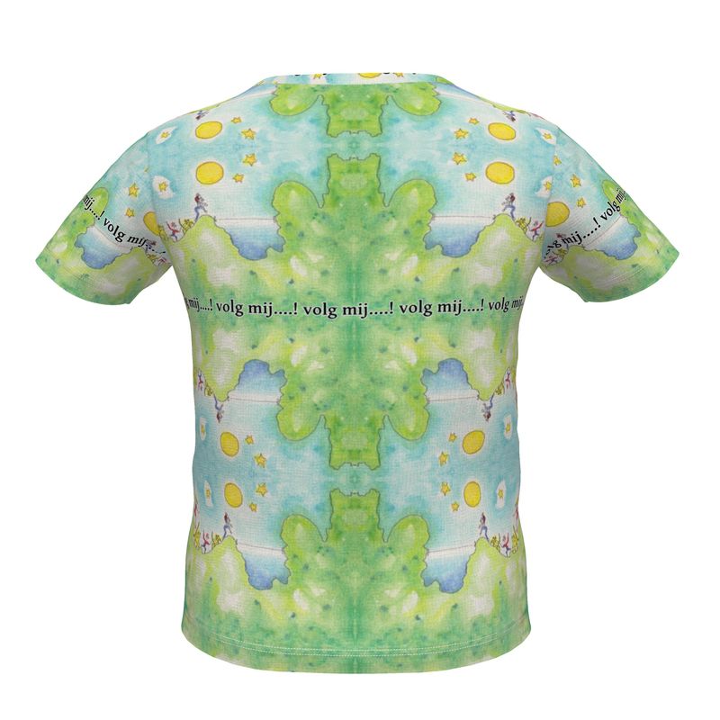 AQP563. Boys Premium T-Shirt: Volg mij....!
