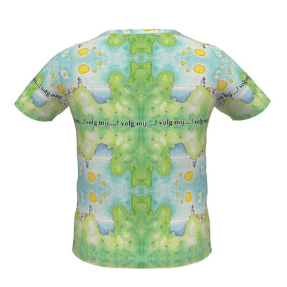 AQP563. Boys Premium T-Shirt: Volg mij....!