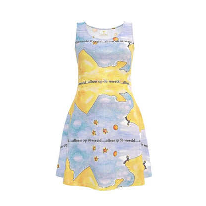 AQP545. Skater Dress: Allen op de Wereld.