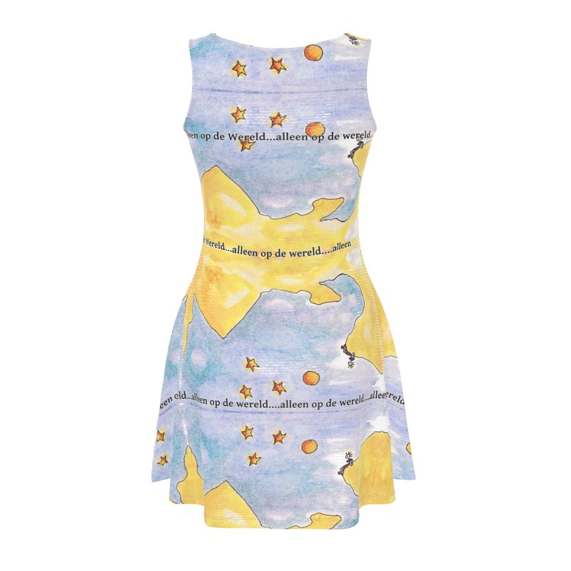 AQP545. Skater Dress: Allen op de Wereld.