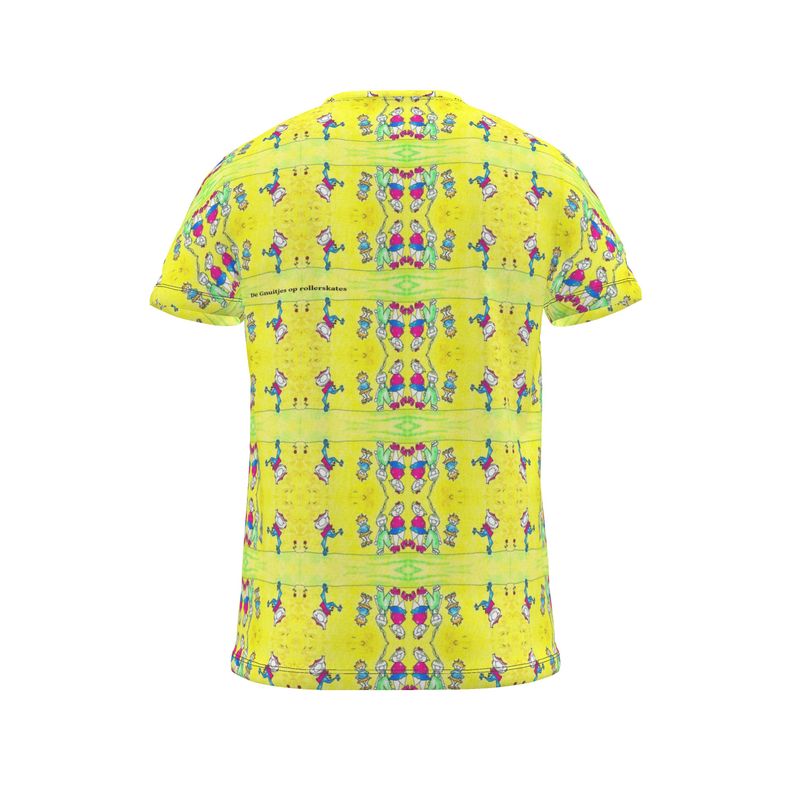 AQP444. T-shirt Op Maat: Gnuitjes op rollerskates