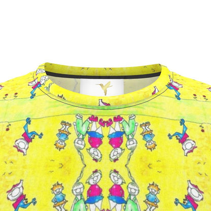 AQP444. T-shirt Op Maat: Gnuitjes op rollerskates